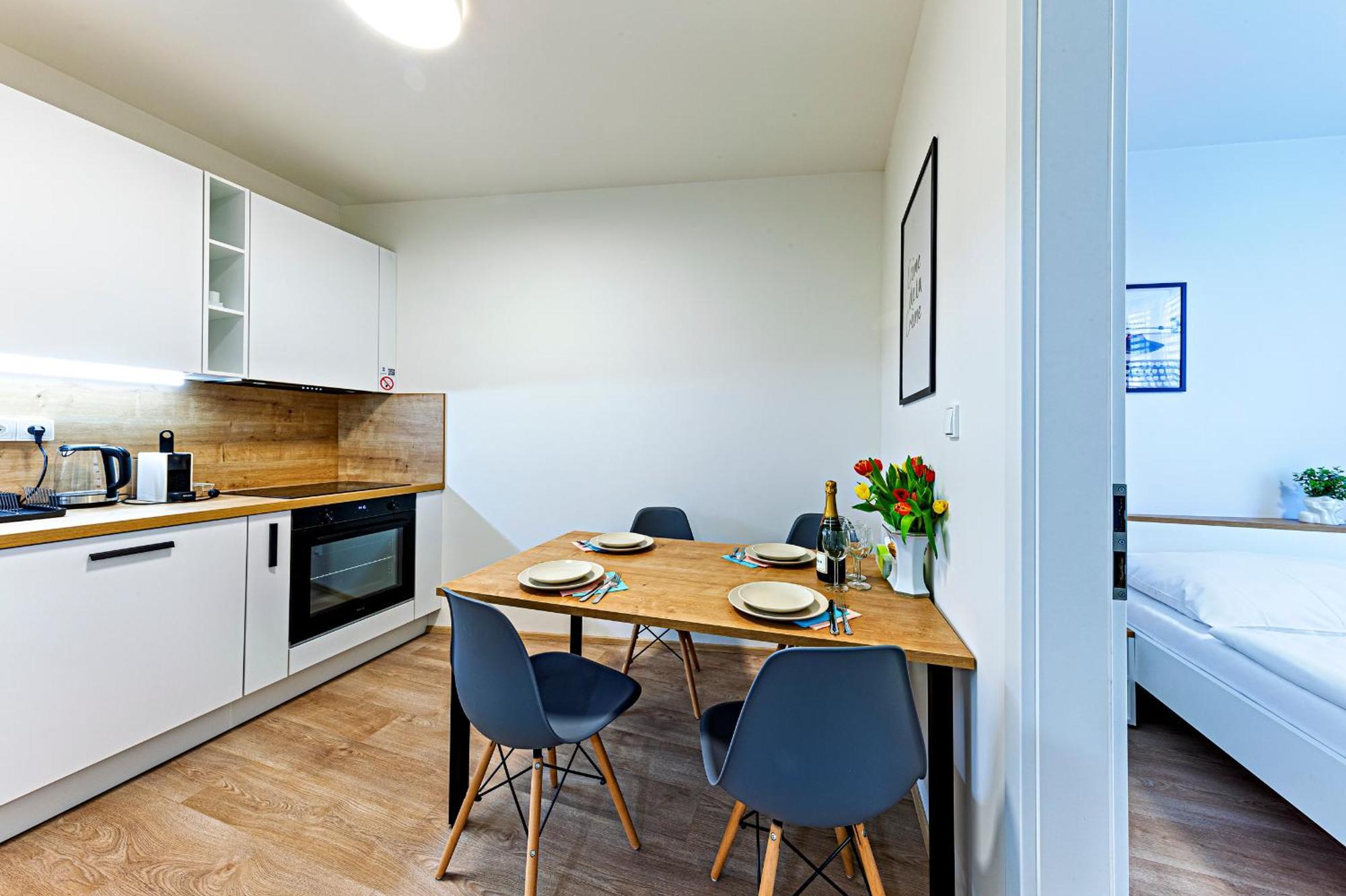 פראג Kora Apartments Andel מראה חיצוני תמונה